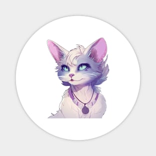 Cute Cat lady Magnet